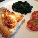Zucchini & Honey Quiche and Tomatoes with Herbes de Provences