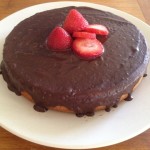 Chestnut cake with Chocolate Frosting