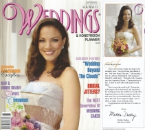 <h5>Hawaii Weddings Magazine</h5><p>Cover Story: Message to Brides</p>