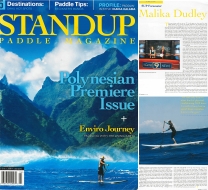 <h5>Standup Paddle Magazine</h5><p>"SUP Forecaster: Malika Dudley"</p>