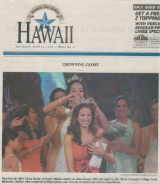 <h5>Honolulu Star</h5><p>Crowning Glory</p>