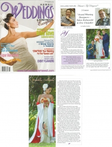<h5>Hawaii Weddings Magazine: Exclusive Feature</h5><p>Hawaii's Top Designers</p>